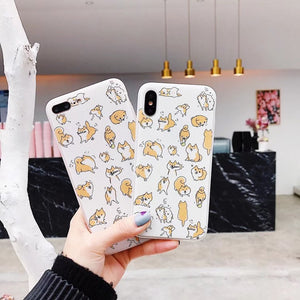 "Shibas Rule The World" Hard Case for iPhone