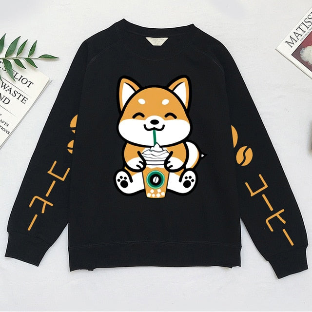 [Coffee Frappe Collection] Shiba Inu Unisex Crewneck Sweatshirt